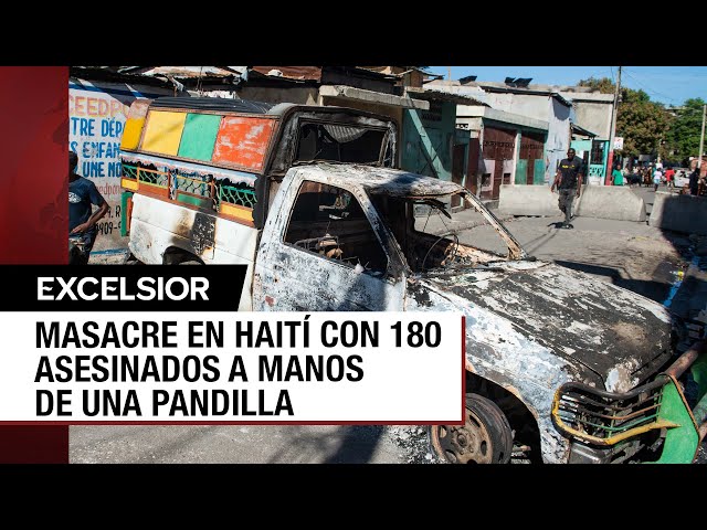 ⁣Matan a casi 200 personas en Haití por orden de una pandilla