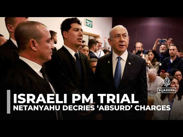 ⁣Israel’s Netanyahu decries ‘absurd’ charges at corruption trial appearance