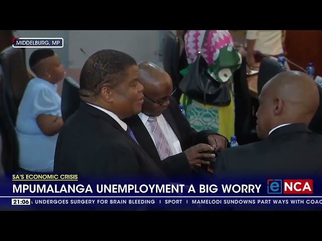 ⁣Mpumalanga unemployment a big worry