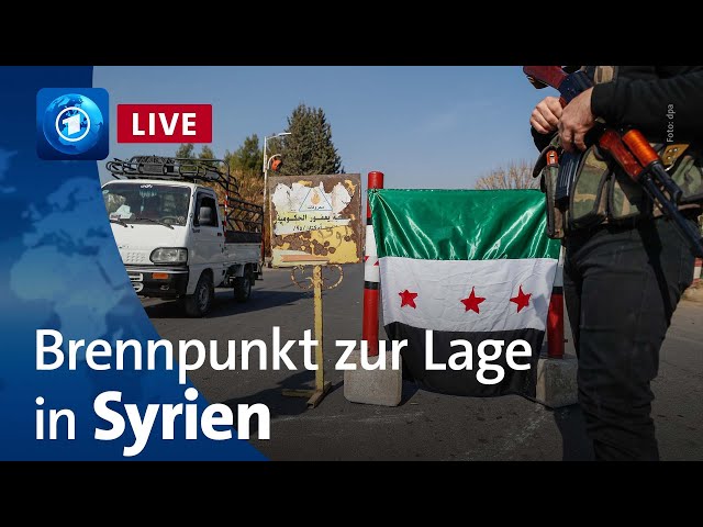 ⁣ARD-Brennpunkt zur Lage in Syrien