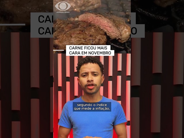 ⁣Comer carne ficou mais caro em novembro, segundo IPCA, índice da inflação, divulgado pelo IBGE.