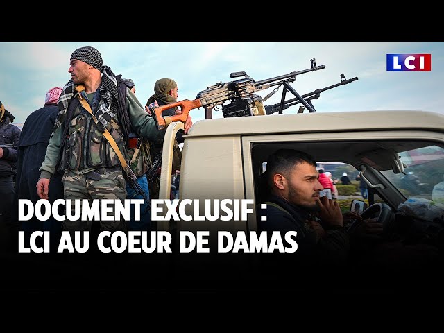 ⁣Syrie : les reporters de LCI au cœur de Damas, après la chute d’Assad｜LCI