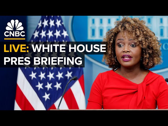 ⁣LIVE: White House press secretary Karine Jean-Pierre holds a briefing with reporters — 12/10/2024