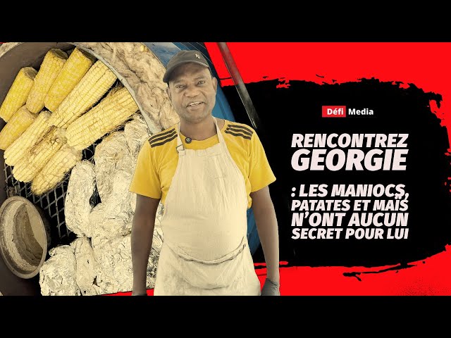 ⁣Rencontrez Georgie - Patates et maïs grillés, manioc bouilli