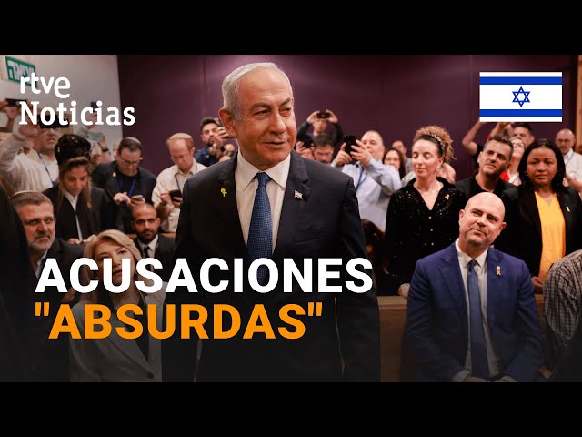 ⁣ISRAEL: NETANYAHU DECLARA por primera vez ante un TRIBUNAL para ser JUZGADO por CORRUPCIÓN | RTVE