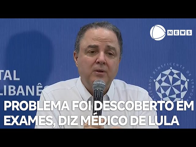 ⁣Médico de Lula diz que sangramento foi descoberto durante exames de rotina