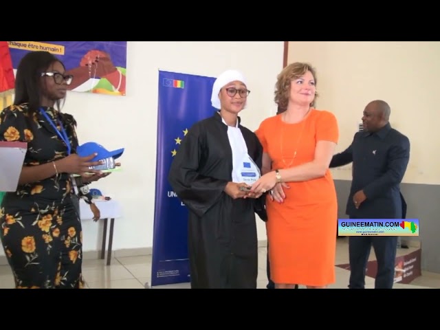 ⁣Clôture de la quinzaine des droits de l'Homme à Conakry: Joseph Koly Koïvogui (concours-étudia