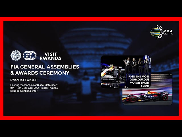 ⁣Rwanda becomes the first African nation to host the FIA General Assembly