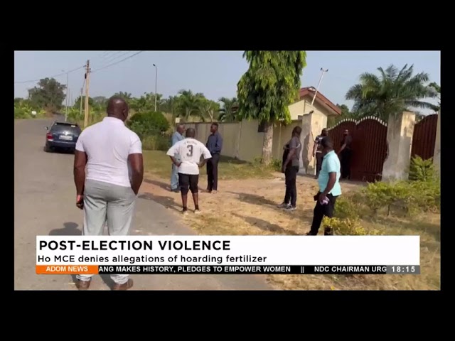 ⁣Ho MCE denies allegations of hoarding fertilizer - Adom TV Evening News (12-10-24)