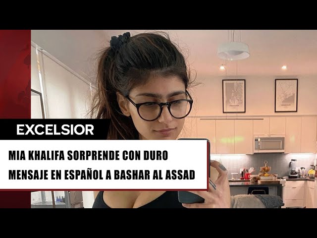 ⁣'Espero tu muerte dolorosa' Mia Khalifa envía duro mensaje en español a Bashar al Assad