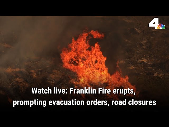 ⁣Watch live: Franklin Fire erupts in Malibu, near Pepperdine University, prompting evacuation orders