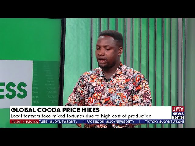 ⁣Global Cocoa Prices Hikes: Local farmers face mixed fortunes due to high cost of production