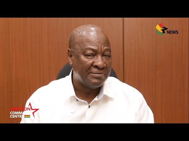 ⁣#Election2024: President-Elect John Mahama calls for calm amid Post-Election unrest