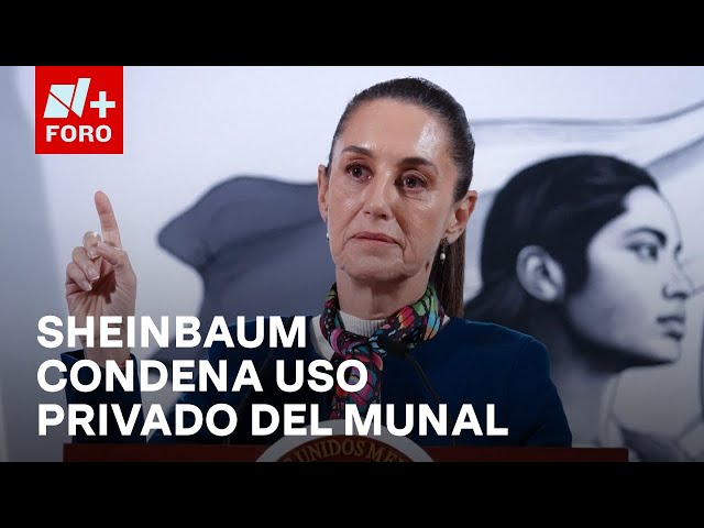 ⁣Claudia Sheinbaum condena uso indebido del Munal por parte de funcionario - A las 3