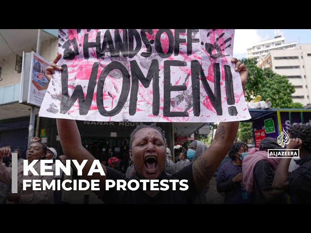 ⁣Protesters in Kenya decry femicide, face teargas and arrests on Human Rights Day in Nairobi