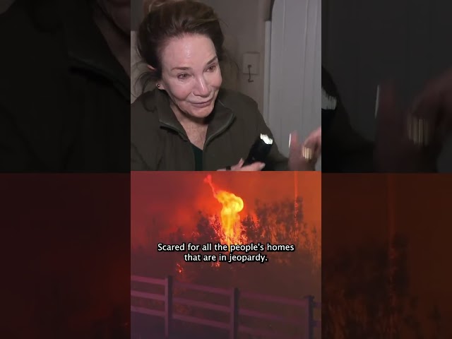 ⁣Malibu residents react to evacuating their homes amid Franklin Fire