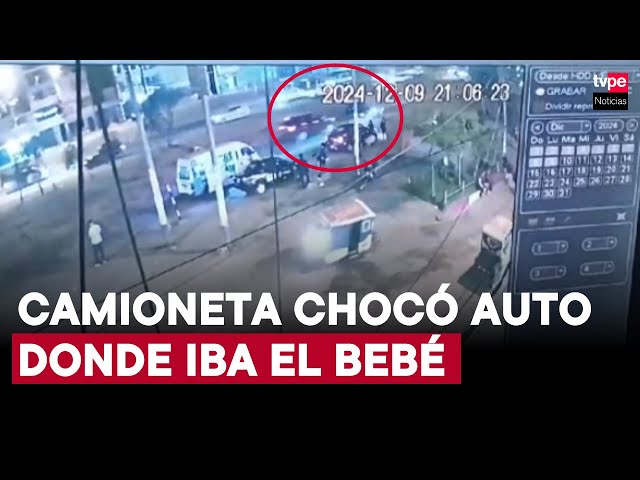 ⁣Comas: bebé de seis meses queda en coma tras accidente vehicular