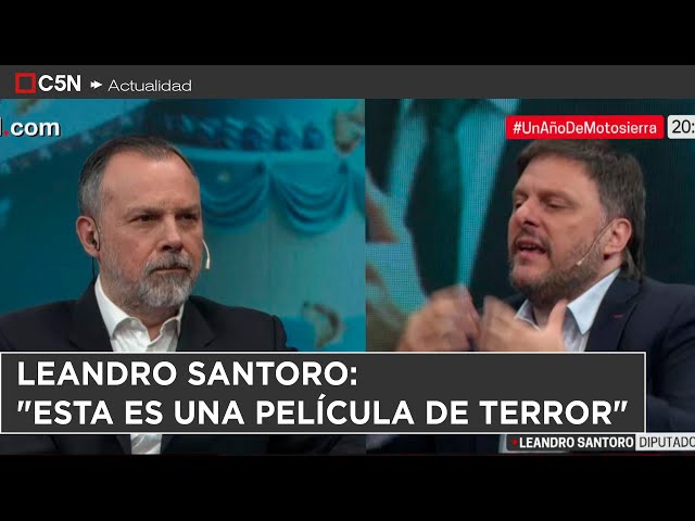 ⁣LEANDRO SANTORO: "Esta es una PELÍCULA de TERROR"