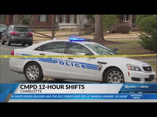 ⁣CMPD to test 12-hour shift for officers