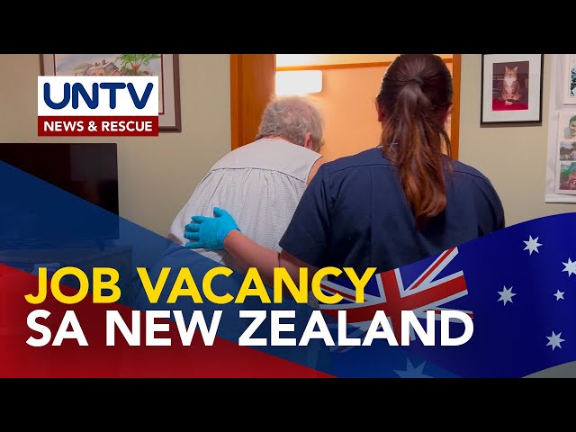 ⁣New Zealand, nangangailangan ng karagdagang health workers