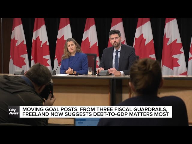 ⁣Freeland refusing to talk deficit