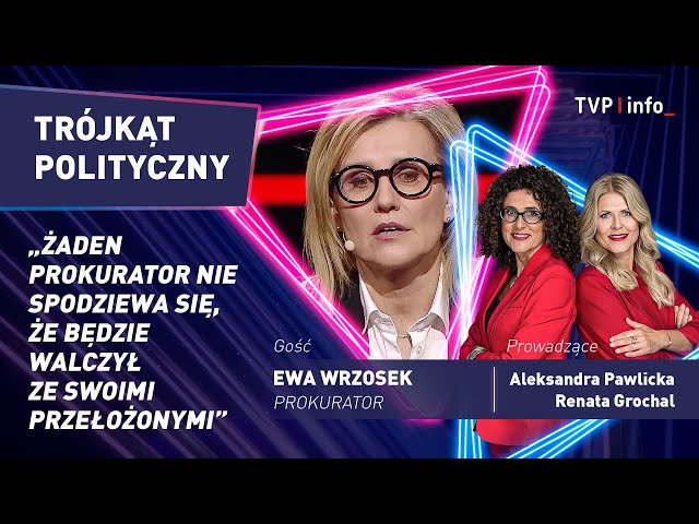 ⁣Ewa Wrzosek: żaden prokurator nie spodziewa się walki ze swoim przełożonym | TRÓJKĄT POLITYCZNY