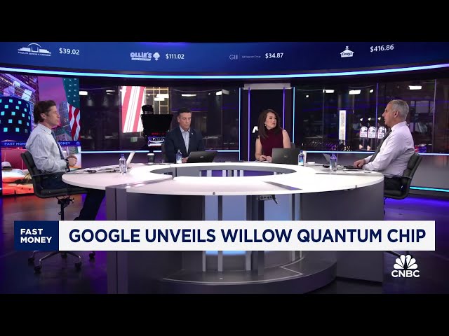 ⁣'Fast Money' traders talk about Google's quantum chip