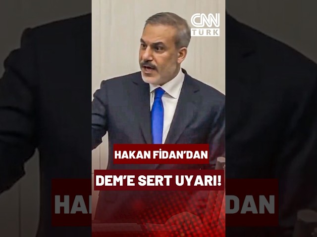 ⁣Hakan Fidan'dan Dem Partililere Sert Uyarı: Sizin İçin Suriye Kürtlerden Kürtler de PKK’dan İba