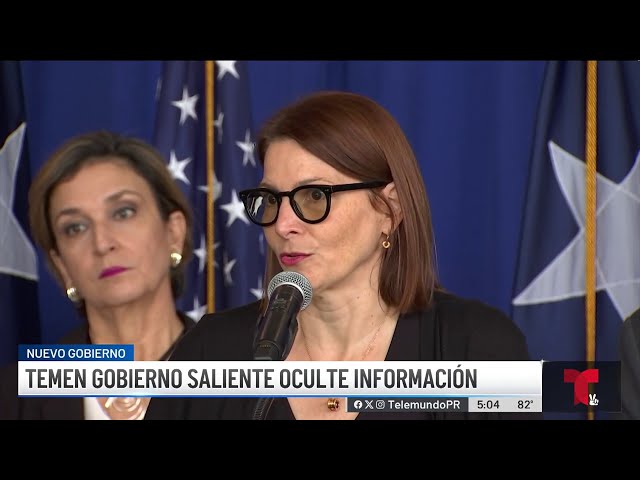 ⁣Comité de Transición de Jenniffer González teme que gobierno oculte información