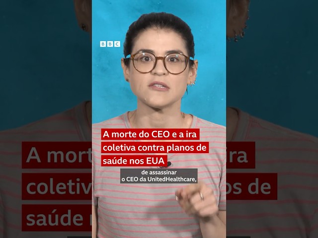 ⁣O que assassinato de CEO revela sobre raiva nos EUA contra planos de saúde #bbcnewsbrasil