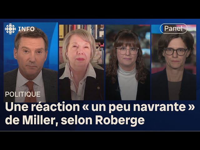 ⁣Panel politique : Marc Miller fustige François Legault sur la prière