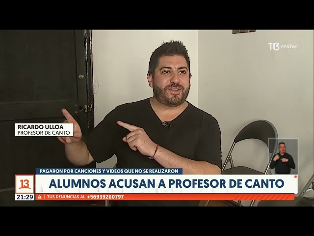 ⁣Denuncian a profesor de canto por estafa: Cobró hasta $3 millones por canciones que no se realizaron