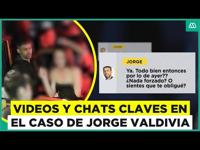 ⁣Videos y chats claves en el caso de Jorge Valdivia