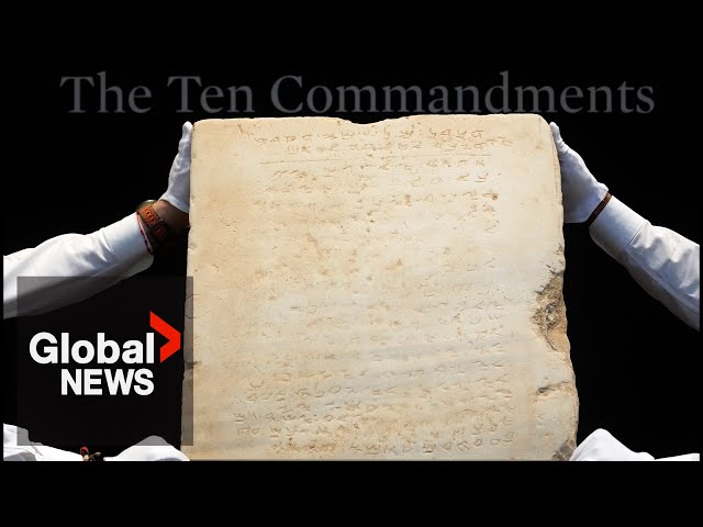 ⁣Thou shall not bid too low: Oldest known Ten Commandments tablet up for auction