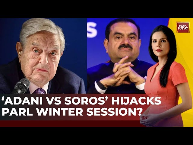 ⁣Parliament Winter Session LIVE News: Adani Vs Soros In Parl Showdown, Who Is Winning Perception War?