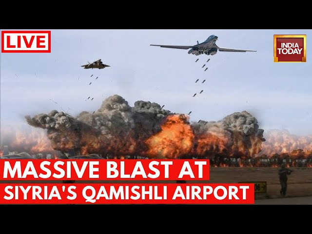 ⁣Syria War Live Updates: Explosions Seen Near Qamishli Airport | US Targets ISIS Key Sites In Syria