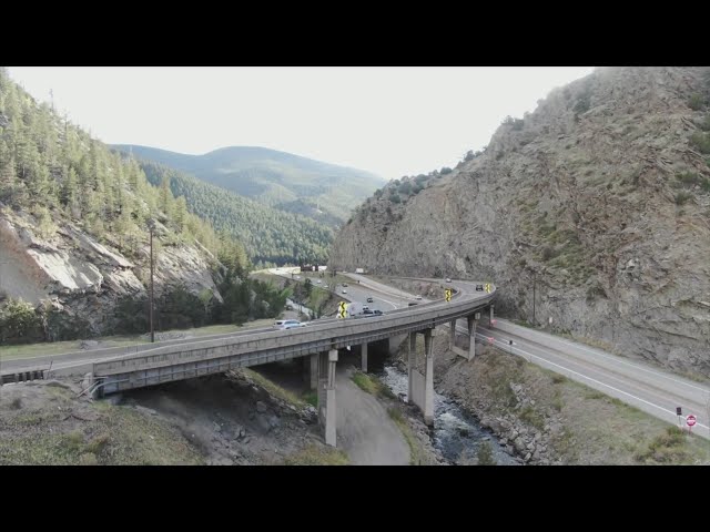 ⁣Up close look at Interstate 70 rock blast with 4,500 pounds of explosives