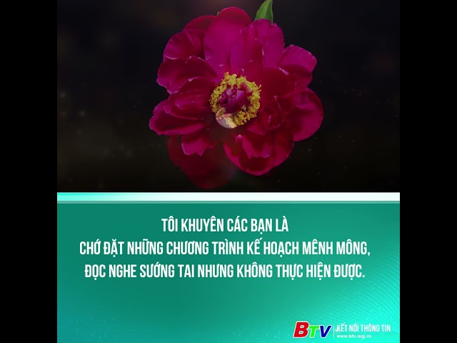 ⁣Tôi khuyên các bạn là chớ đặt những chương trình kế hoạch mênh mông, ... không thực hiện được