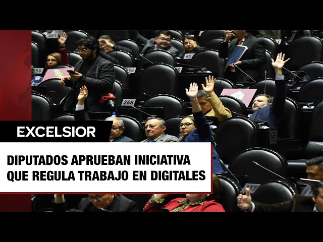 ⁣Diputados aprueban iniciativa que regula trabajo en plataformas digitales