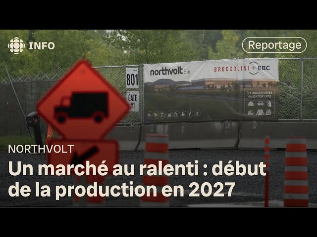 ⁣Northvolt en difficulté : au moins un an de retard sur le chantier