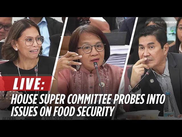 ⁣LIVE: House 'Murang Pagkain Super Committee' resumes probe into food security issues | Dec