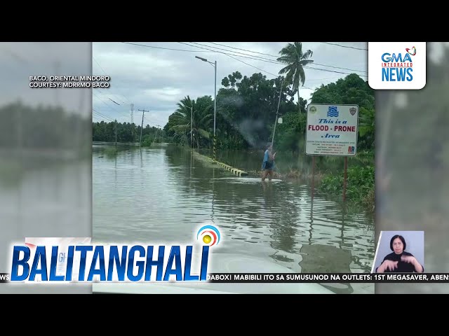 ⁣Ilang barangay, hindi madaanan dahil sa pagbahang dulot ng ulang dala... | Balitanghali