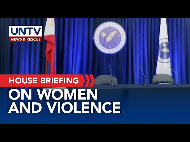 ⁣Malacañang holds briefing on violence against women