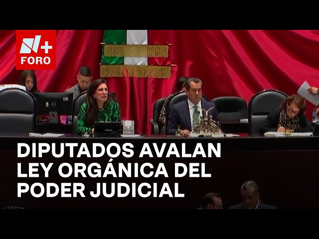 ⁣Cámara de Diputados avala con 330 votos Ley Orgánica del Poder Judicial de la Federación