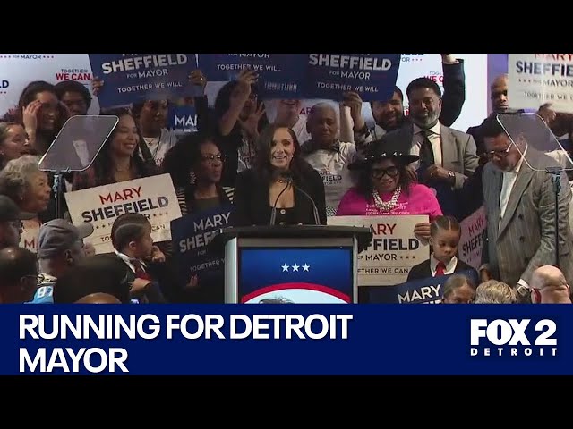 ⁣Detroit City Council President Mary Sheffield announces run for mayor