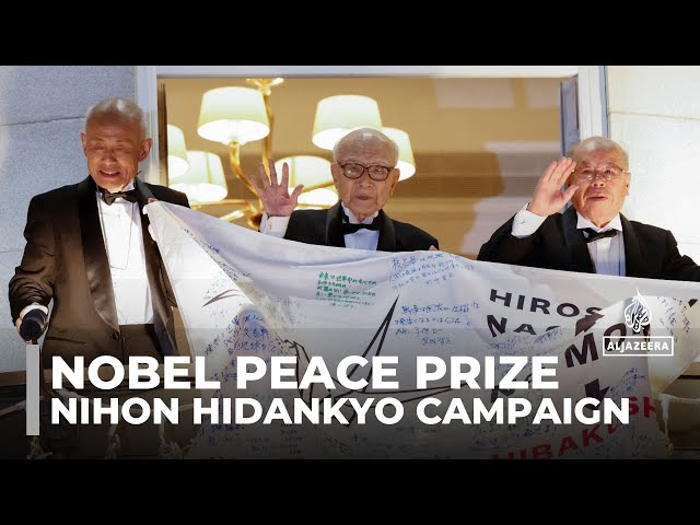 ⁣Nobel peace prize ceremony: Nihon Hidankyo campaigns against nuclear weapons