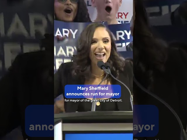 ⁣Mary Sheffield announces run for Detroit mayor