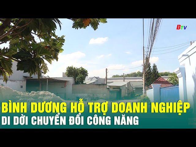 ⁣Bình Dương hỗ trợ doanh nghiệp di dời chuyển đổi công năng