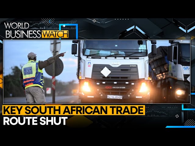 ⁣Key South African Trade Route To Mozambique Shut As Protests Flare | World Business Watch | WION