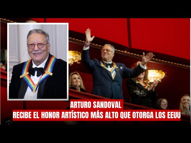 ⁣Arturo Sandoval recibe el más alto HONOR artístico que otorga los EEUU